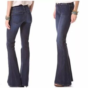Joie | Women’s Mid-Rise Flare Dark Wash Jeans